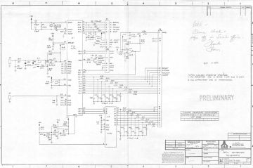 Atari 7800 keyboard schematic circuit diagram